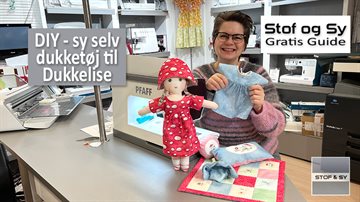 DIY sy tøj til dukkelise - en gratis Stof og Sy guide